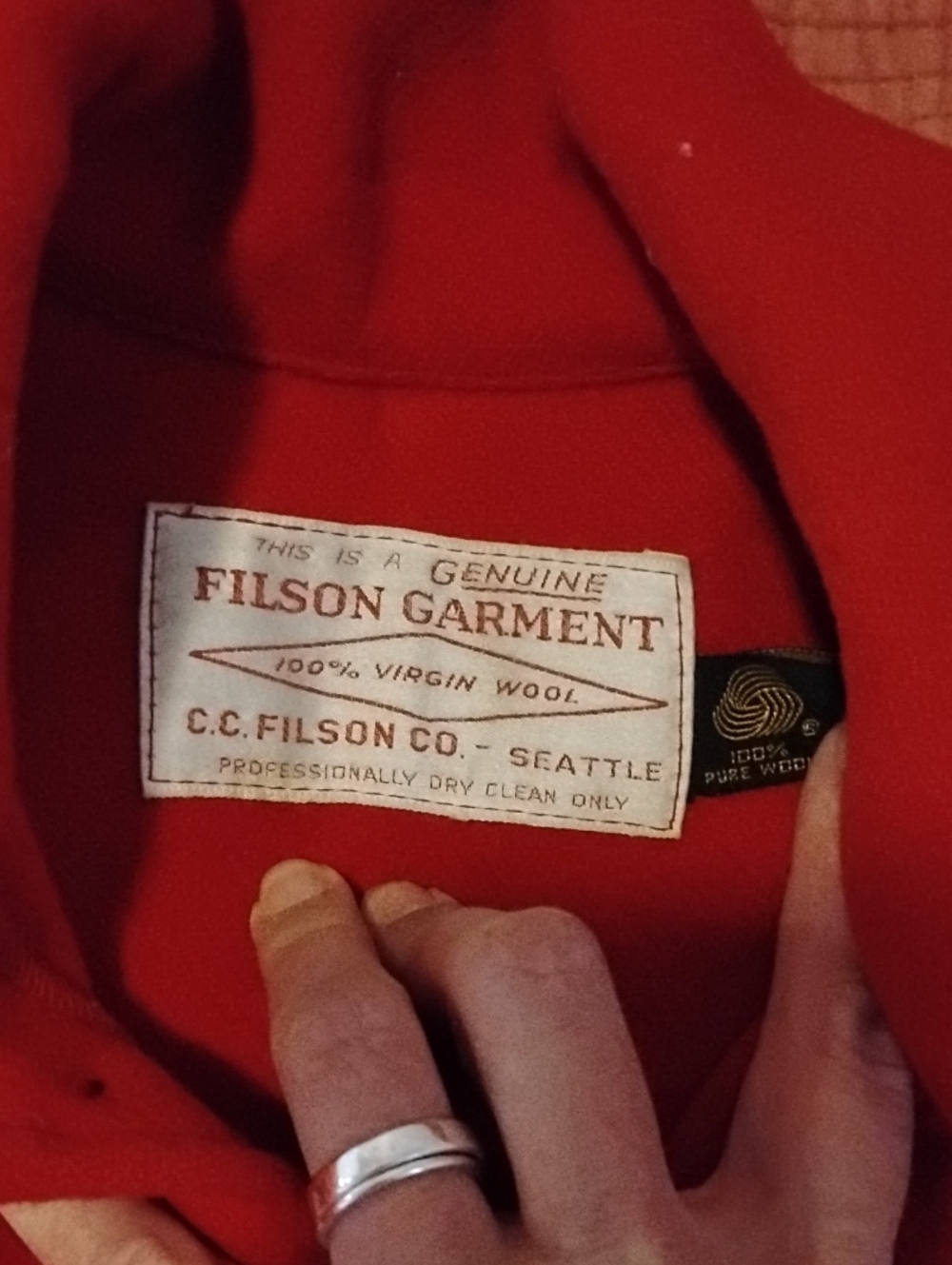 Vintage Red Filson Jacket - Picture 2 of 10